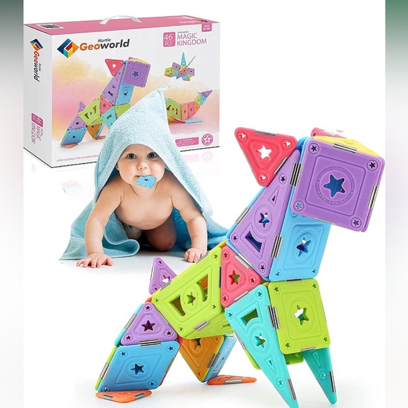 Hurtle Magnetic Building Blocks for Kids..46 pieces..(NWT) - Picture 2 of 8